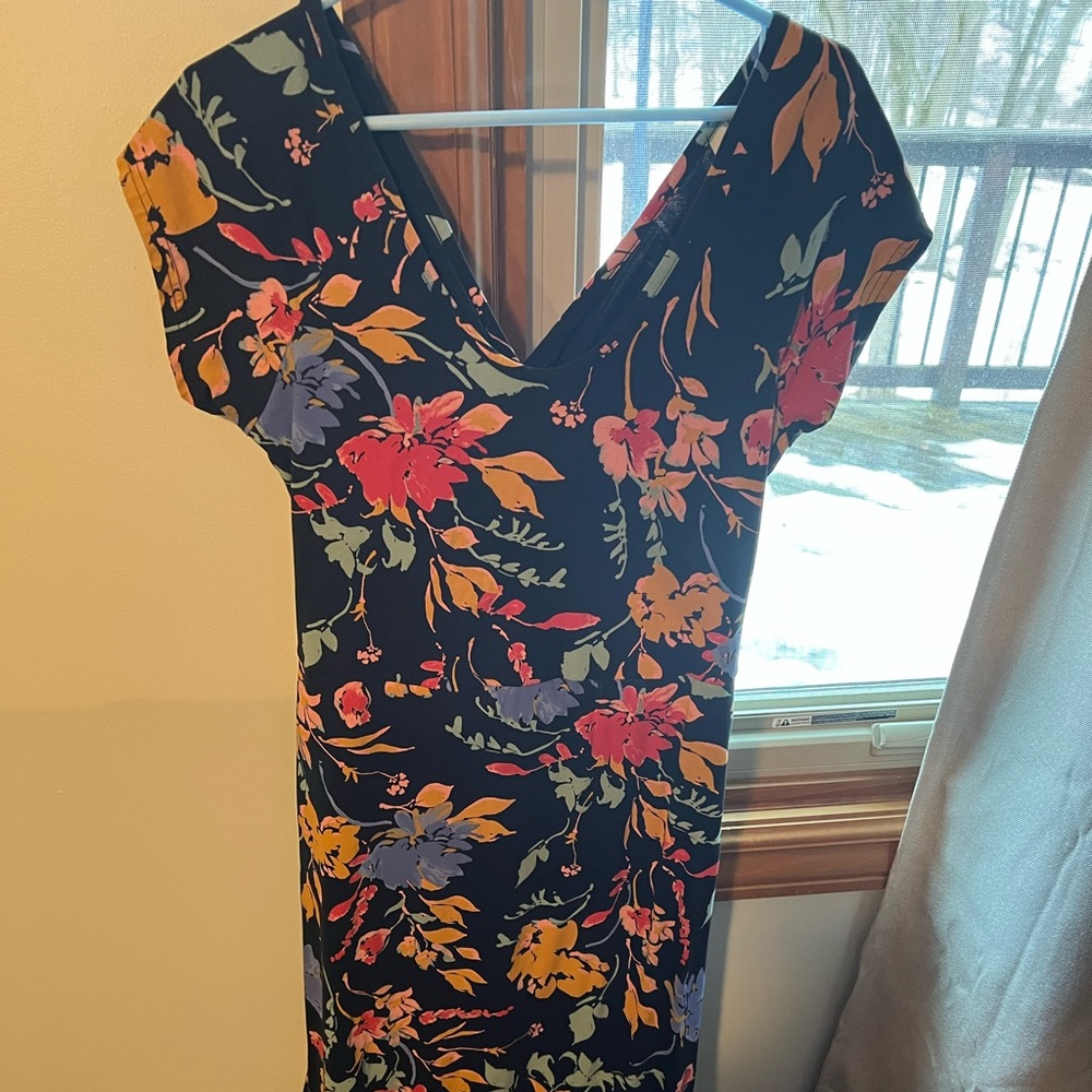 Long floral dress from Pact XXL